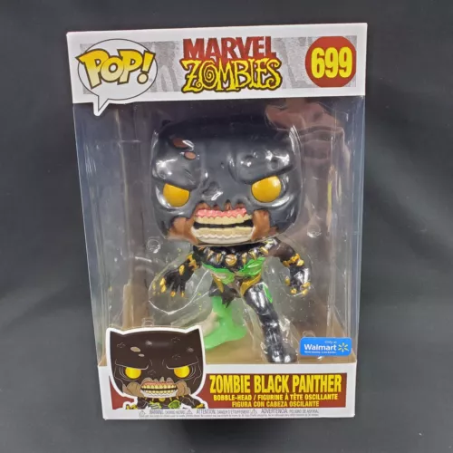 Funko Pop Marvel Zombies 10" Inch Zombie Black Panther #699 Walmart Exclusive