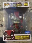 Funko Pop Marvel Zombies 10" Inch Zombie Deadpool #698 Jumbo Vinyl Figure