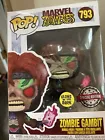 Funko Pop! Marvel Zombies, Zombie Gambit GITD  #793 Special Edition