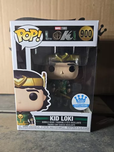 Funko Pop Marvel/Disney Kid Loki Metallic #900 Funko Shop Exclusive Vaulted