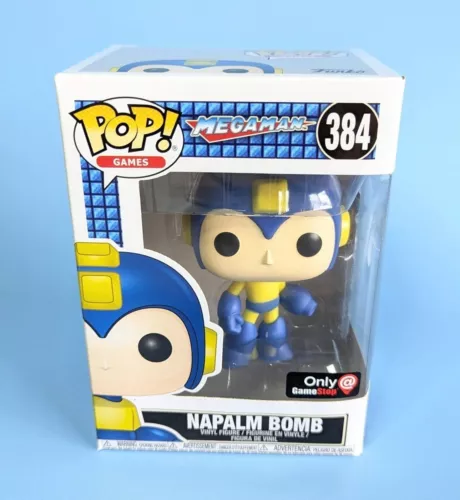 Funko Pop Mega Man Napalm Bomb 384 GameStop Exclusive vinyl figure collectible