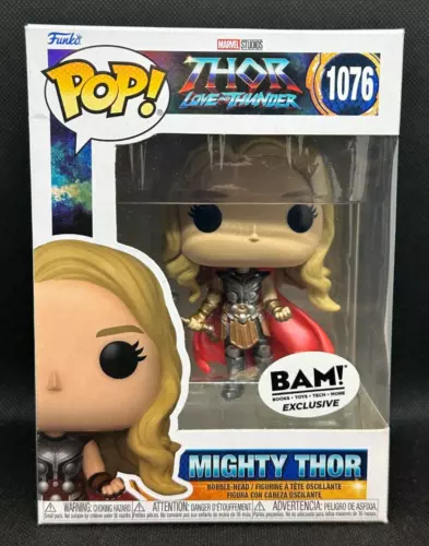 Funko Pop Mighty Thor 1076 Marvel Love and Thunder Books A Million BAM Exclusive