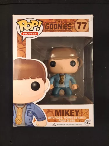 Funko Pop Mikey #77 The Goonies Movies Vaulted Box Damage See Pics W Protector