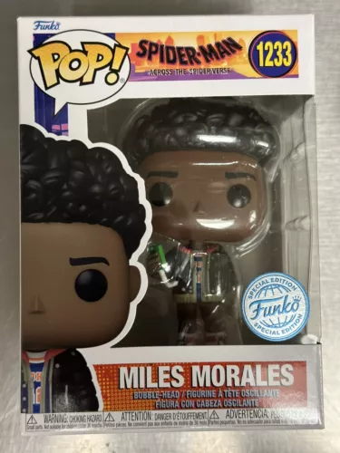 Funko Pop! MILES MORALES #1233 Across The Spider Verse Target Exclusive!