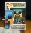 Funko Pop! Minecraft Steve In Diamond Armor #322 Gamestop Exclusive. Mint. A+