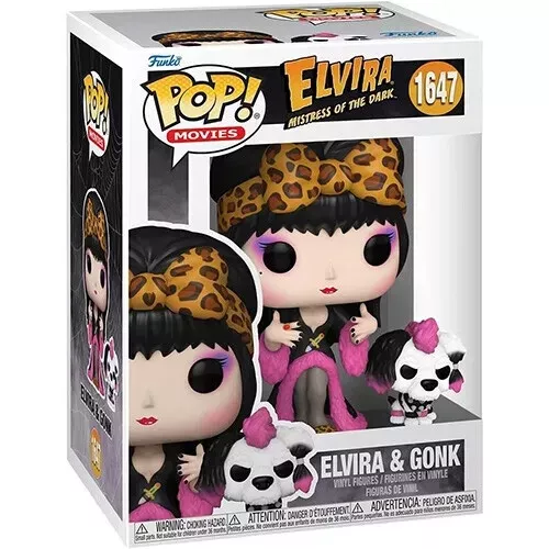 Funko Pop! Mistress of the Dark - Elvira and Gonk #1647 - *SHIPS FAST*