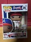 Funko Pop! MLB Baseball Ronald Acuna Atlanta Braves White Jersey #26