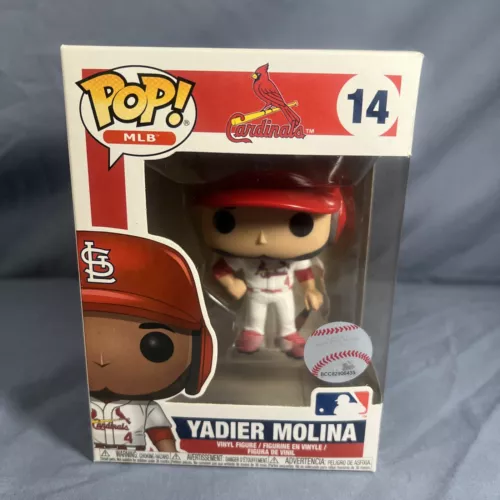 Funko POP MLB Baseball St Louis Cardinals 14 Yadier Molina Home Uniform