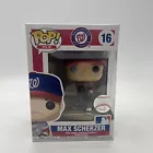 Funko POP! MLB - MAX SCHERZER (Nationals Away Jersey) #16 Vinyl Figure New