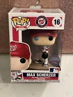 Funko Pop! MLB Washington Nationals- #16 Max Scherzer- (White Uniform)