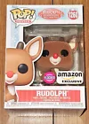 Funko Pop Movies #1260 Rudolph The Red Nose Reindeer Flocked Amazon Exclusive