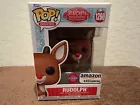 Funko Pop Movies #1260 Rudolph The Red Nose Reindeer Flocked Amazon Exclusive