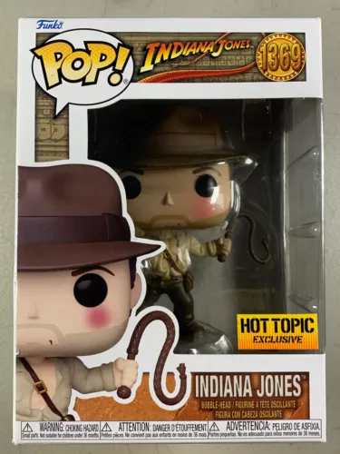 Funko Pop! Movies #1369 Indiana Jones with Sword and Whip Hot Topic Exclusive