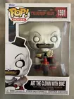 Funko POP! Movies #1591 - Terrifier - Art The Clown with Bike (Damaged Box)