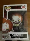 Funko Pop Movies #544 Pennywise with Wrought Iron FYE Exclusive It Horror Movie