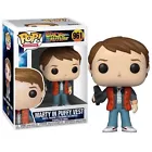 Funko Pop Movies Back to the Future Marty in Puffy Vest 961 Vinyl Figure New