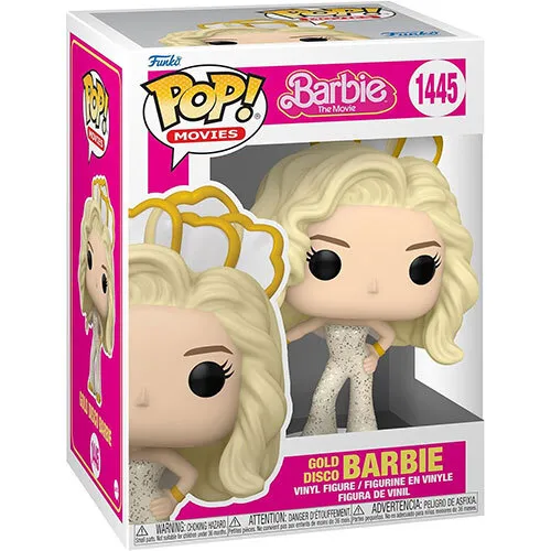 Funko POP! Movies - Barbie: The Movie Vinyl Figure - GOLD DISCO BARBIE #1445