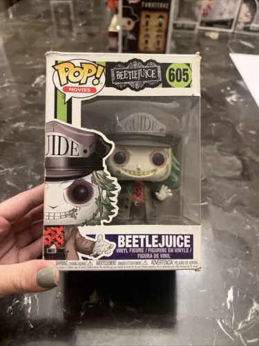 Funko Pop! Movies Beetlejuice In Guide Hat Vinyl Figure # 605