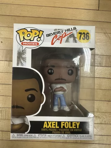 Funko POP! Movies: Beverly Hills Cop #736 Axel Foley w/Protector Vaulted HTF