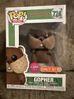 Funko Pop! Movies: Caddyshack- Gopher #724, Flocked Target Target Exclusive, New