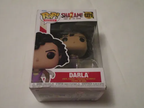 Funko Pop Movies DC Shazam Fury of the Gods #1279 Darla Damaged Box Figure