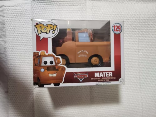 Funko Pop! Movies Disney Pixar Cars Mater #129 w/ Protector