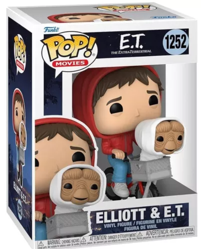 Funko Pop! Movies: ET 40th Anniversary - Elliott and ET Vinyl Figure #1252 NIB!