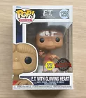 Funko Pop Movies E.T. With Glowing Heart GITD #1258 + Free Protector