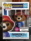 Funko Pop! Movies: Flocked PADDINGTON w/ SUITCASE #1435 Amazon Exclusive