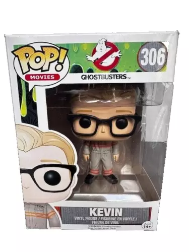 FUNKO POP MOVIES GHOSTBUSTERS 2016 KEVIN #306 FUNKO POP FIGURE