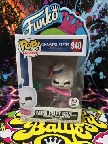 Funko POP! Movies Ghostbusters Afterlife Mini Puft with Ice Cream Scoop #940