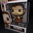 FUNKO POP MOVIES GLADIATOR MAXIMUS  860 EXCLUSIVE FYE Great Condition Vaulted