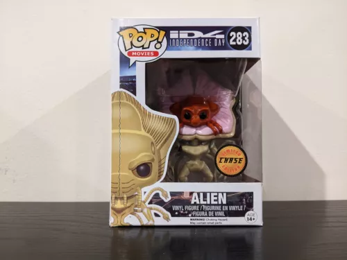 Funko Pop Movies Independence Day ID4 Alien Chase Edition OOB Collectors 283