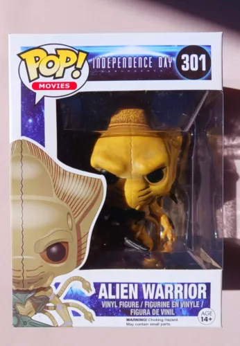 Funko Pop! Movies Independence Day Resurgence Alien Warrior #301 Vaulted 2016