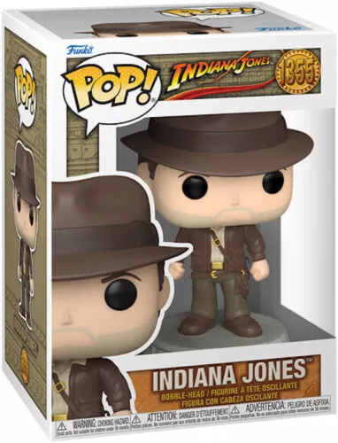 FUNKO POP! MOVIES: Indiana Jones Raiders Indy with Jacket #1355 + Protector