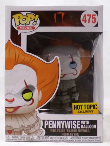 Funko Pop! Movies IT 475 Pennywise with Balloon Hot Topic Exclusive Vinyl Figure