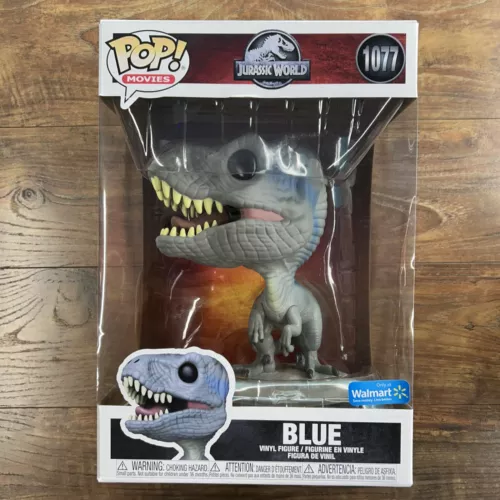 Funko POP Movies Jurassic World Park Fallen Kingdom Blue 10 inch 1077 Faded NEW