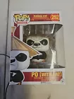 FUNKO POP! Movies Kung Fu Panda Po With Hat #252 Toy Action Figure in BOX