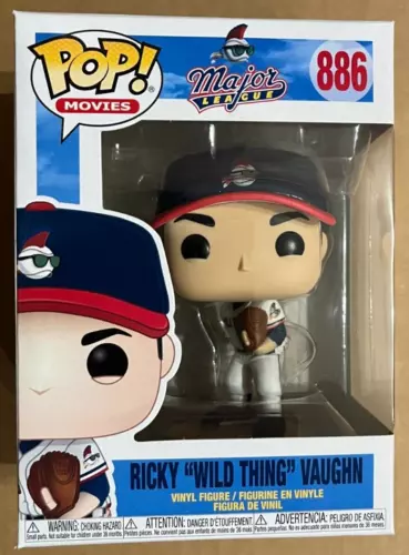 Funko Pop! Movies Major League #886 Ricky Vaughn Wild Thing [Flawed]