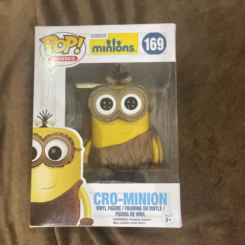 Funko Pop! Movies Minions Cro-Minion Vinyl Figure #169 Despicable Me