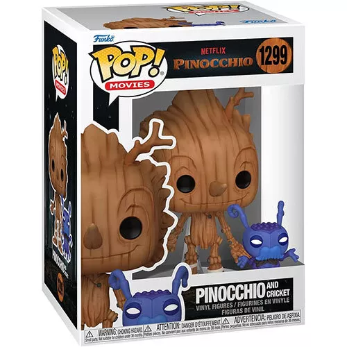 Funko POP! Movies - Netflix Pinocchio Vinyl Figure - PINOCCHIO and Cricket #1299