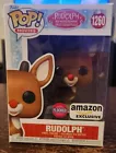 Funko Pop! Movies Rudolph the Red-Nosed Reindeer 1260 Amazon Exclusive Flocked