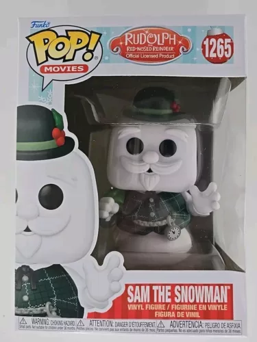 Funko Pop! Movies Sam The Snowman / Rudolph Vinyl Figure #1265 New DAMAGED