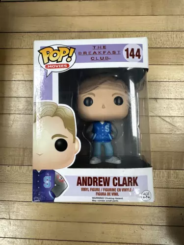 Funko Pop! Movies: The Breakfast Club Andrew Clark #144 Vinyl Figure New NIB