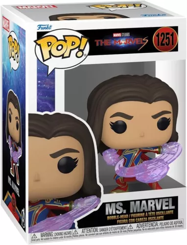 Funko Pop! Movies: The Marvels Studios - Ms. Marvel Vinyl Figure # 1251