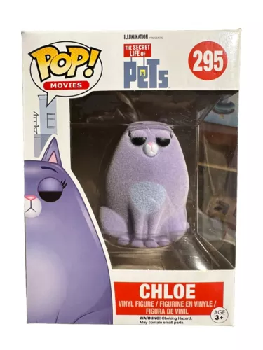 Funko Pop! Movies The Secret Life of Pets Chloe #295 Flocked Vinyl Figure