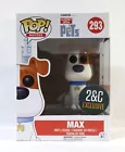 Funko POP! Movies The Secret Life Of Pets  Max #293 Vaulted - Box Wear - NRFB