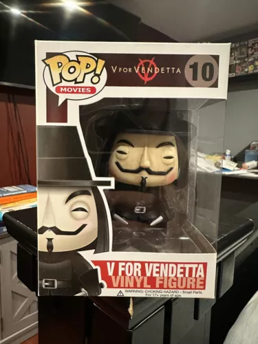 FUNKO POP! MOVIES V FOR VENDETTA #10 VAULTED w/hard stack MINT Classic