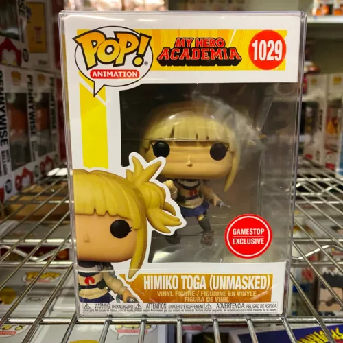 Funko Pop My Hero Academia : Himiko Toga (unmasked) #1029 Game Stop "MINT"