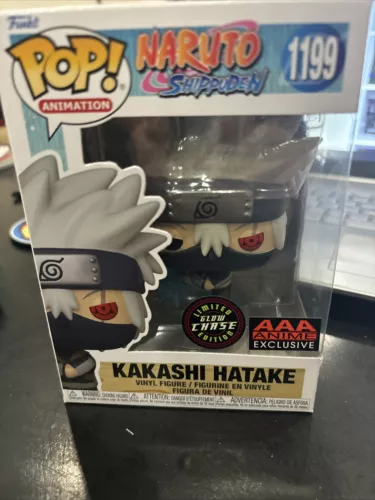 Funko Pop Naruto Shippuden #1199 Kakashi Hatake (CHASE) AAA Anime Exclusive